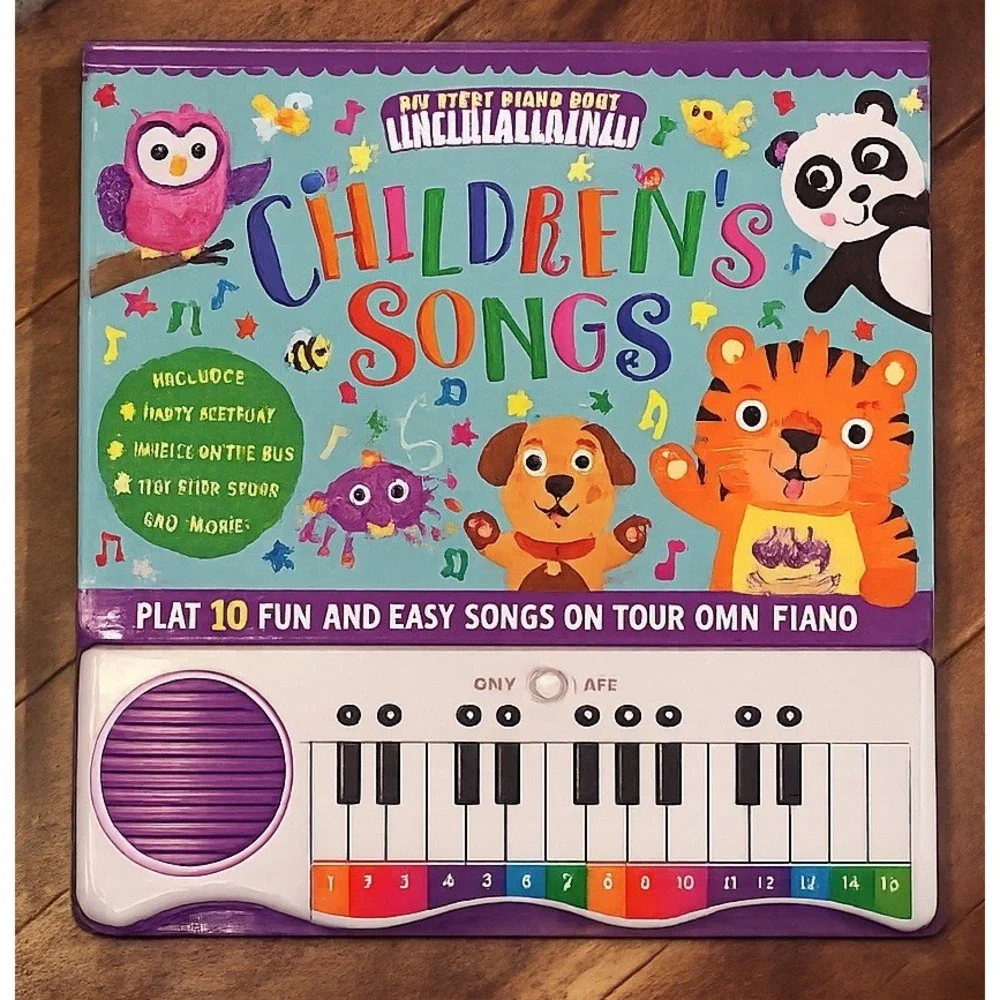 My First Piano Book Lot of 3 Children's Silly Songs Classical Music Sound Books